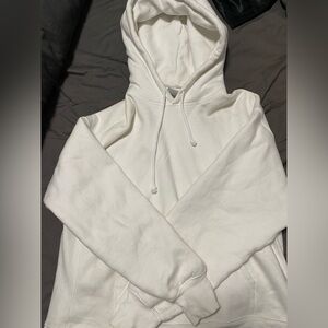 TNA white boyfriend hoodie